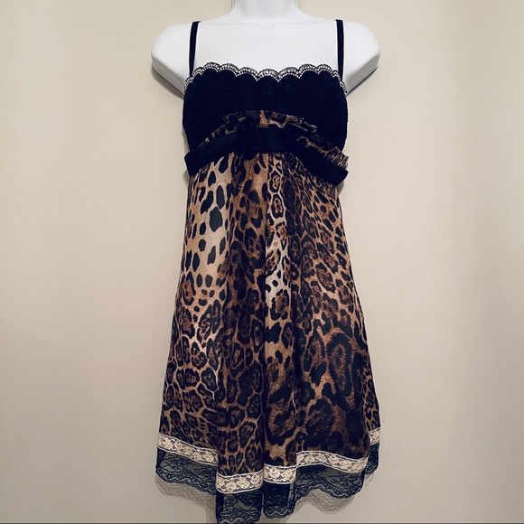 VDP Silk Lace Crystals Minidress - Picture 1 of 12